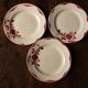 Lot 6 small mismatched plates Niger Corsica red Digoin Sarreguemines