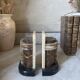 Art Deco pair of onyx bookends