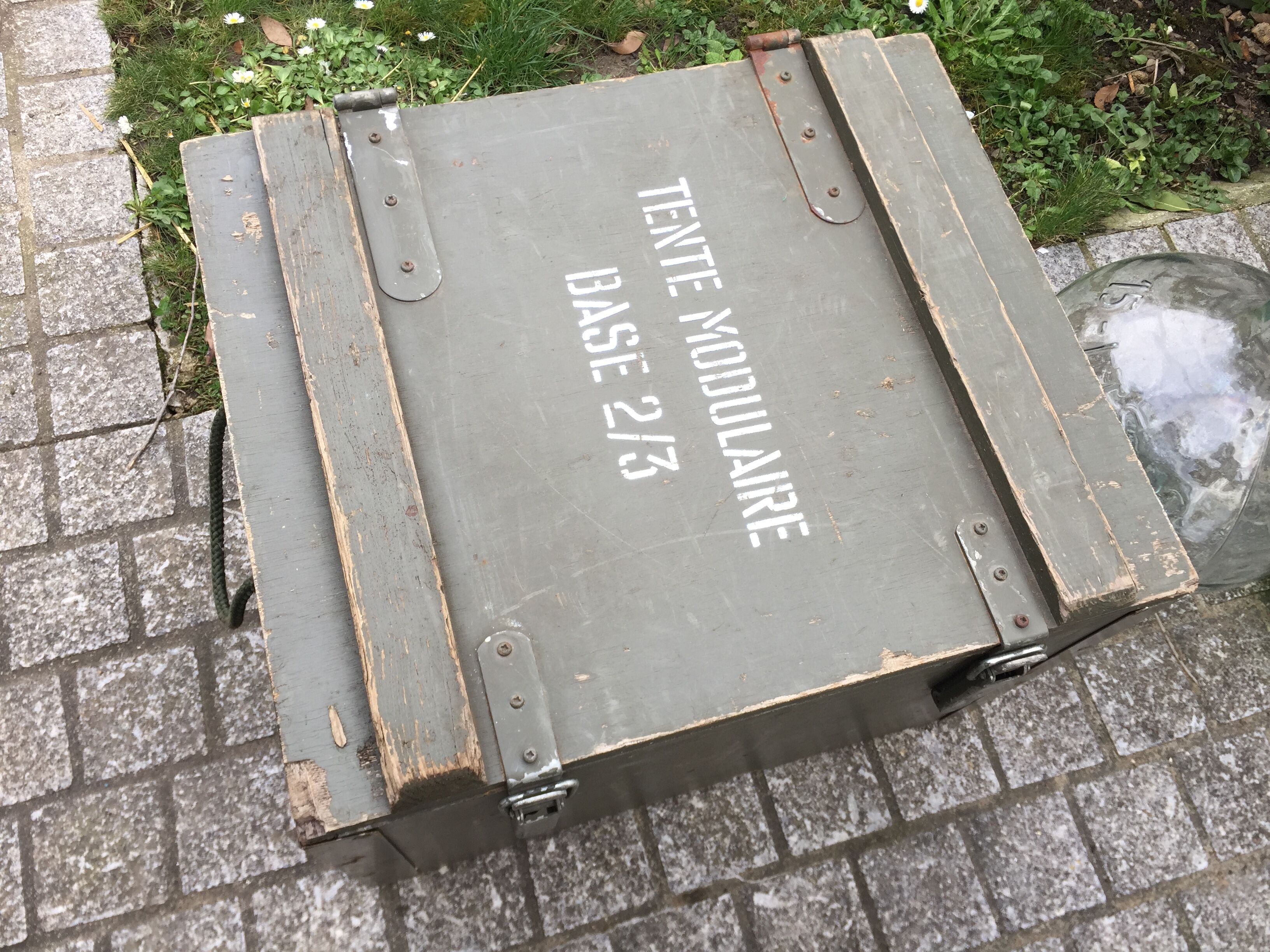 Old trunk or military chest