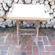 Folding side table