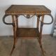 Perret and Vibert rattan serving trolley