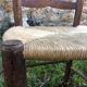 Paire de chaises paillées rustiques