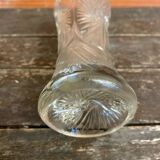 Vintage 1970s Moulded Glass Vase Made in Germany