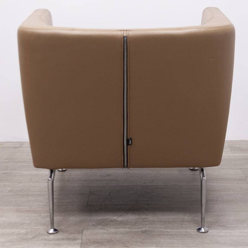 Vitra Suita Club Armchair in Ochre Leather
