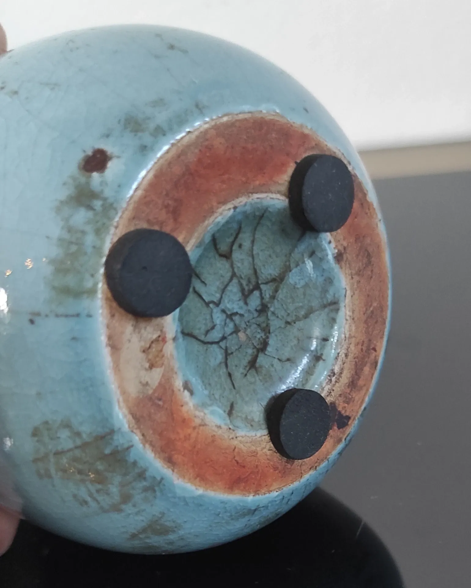 Small ceramic soliflore vase