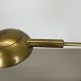 Large Modernist 60cm Table Lamp in Brass and Metal by Florian Schulz, Germany, 1970s