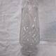Cut crystal vase