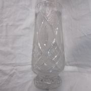 Cut crystal vase