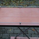 Rolling trolley with removable tray