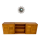 Modular sideboard Ateliers Chauvin solid wood design 70s