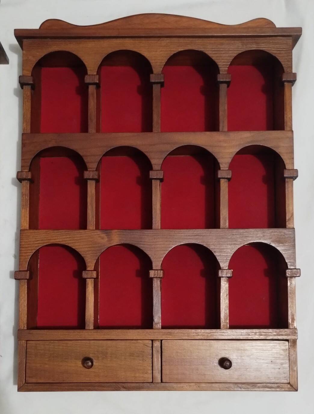 Lot de 4 étagères avec arcades "collection"