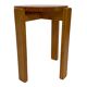 Mid century pinewood stool, 1960s minimalistic design