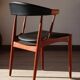 Set of 4 Johannes Andersen Scandinavian teak armchairs, 1960s