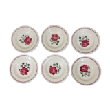 Six assiettes creuses Badonviller