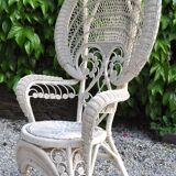 Peacock emmanuelle rattan armchair