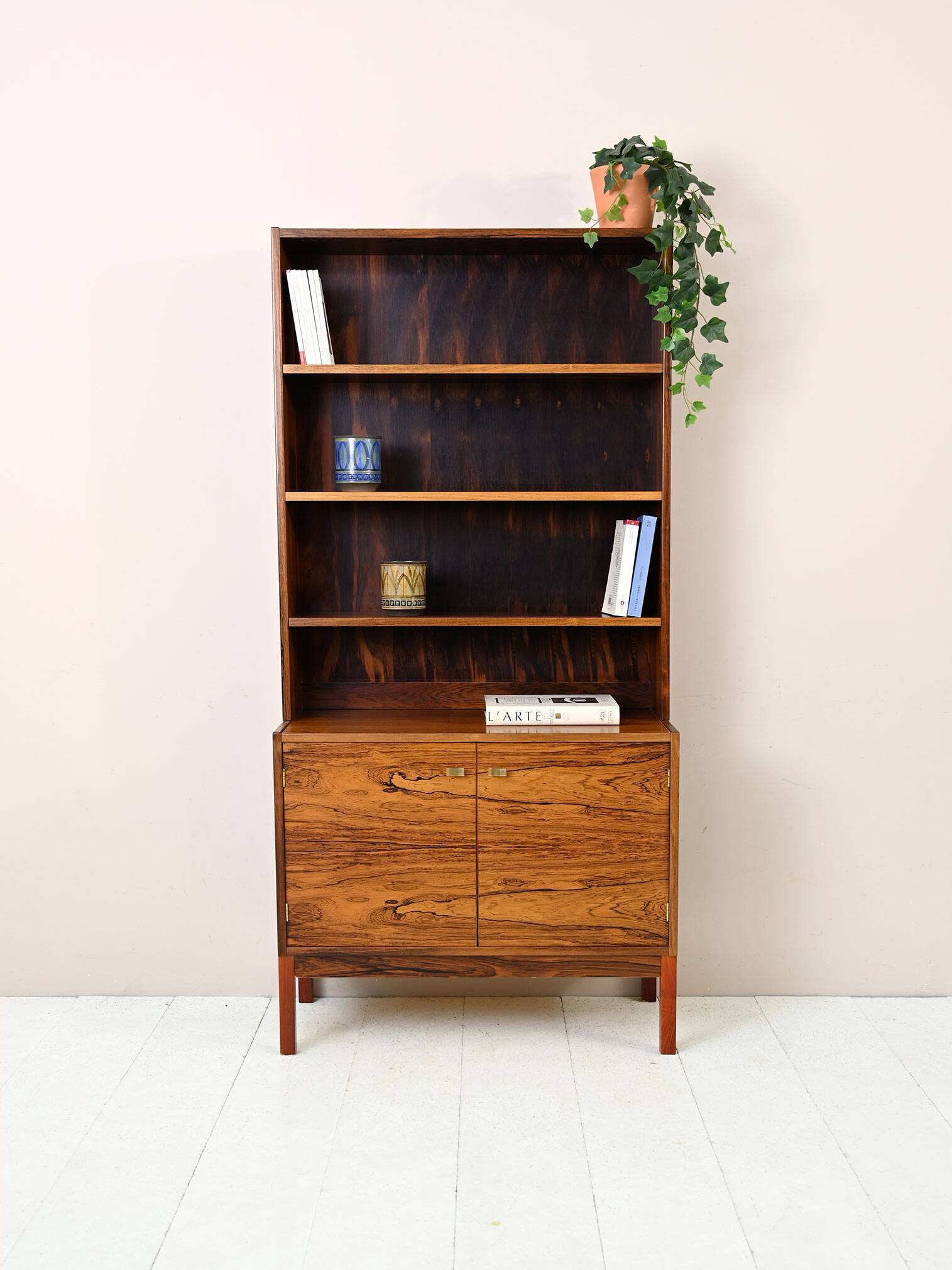 Scandinavian rosewood bookcase
