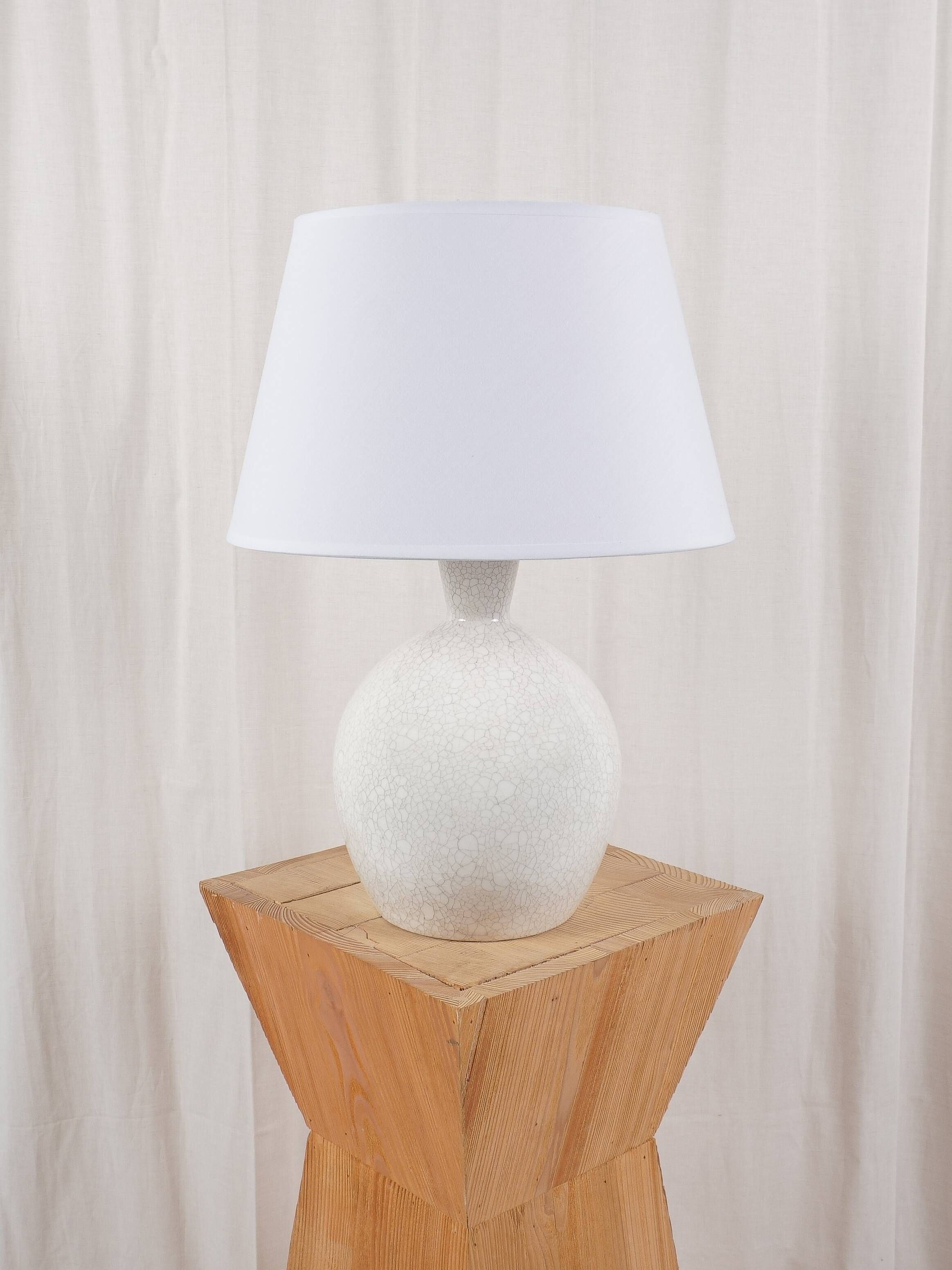 French work in the style of Jean Besnard - Vintage ceramic lamp, France, 1960.