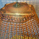 60s rattan chandeliers (X2)