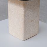 Sandstone mid-century belgium table lamp