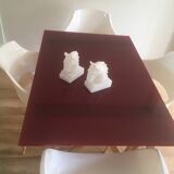 Pair of alabaster bookends