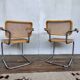 Pair of armchairs Marcel Breuer b32 S64 cessa made in italy vintage
