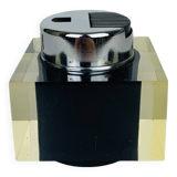 70s plexiglass cube lighter