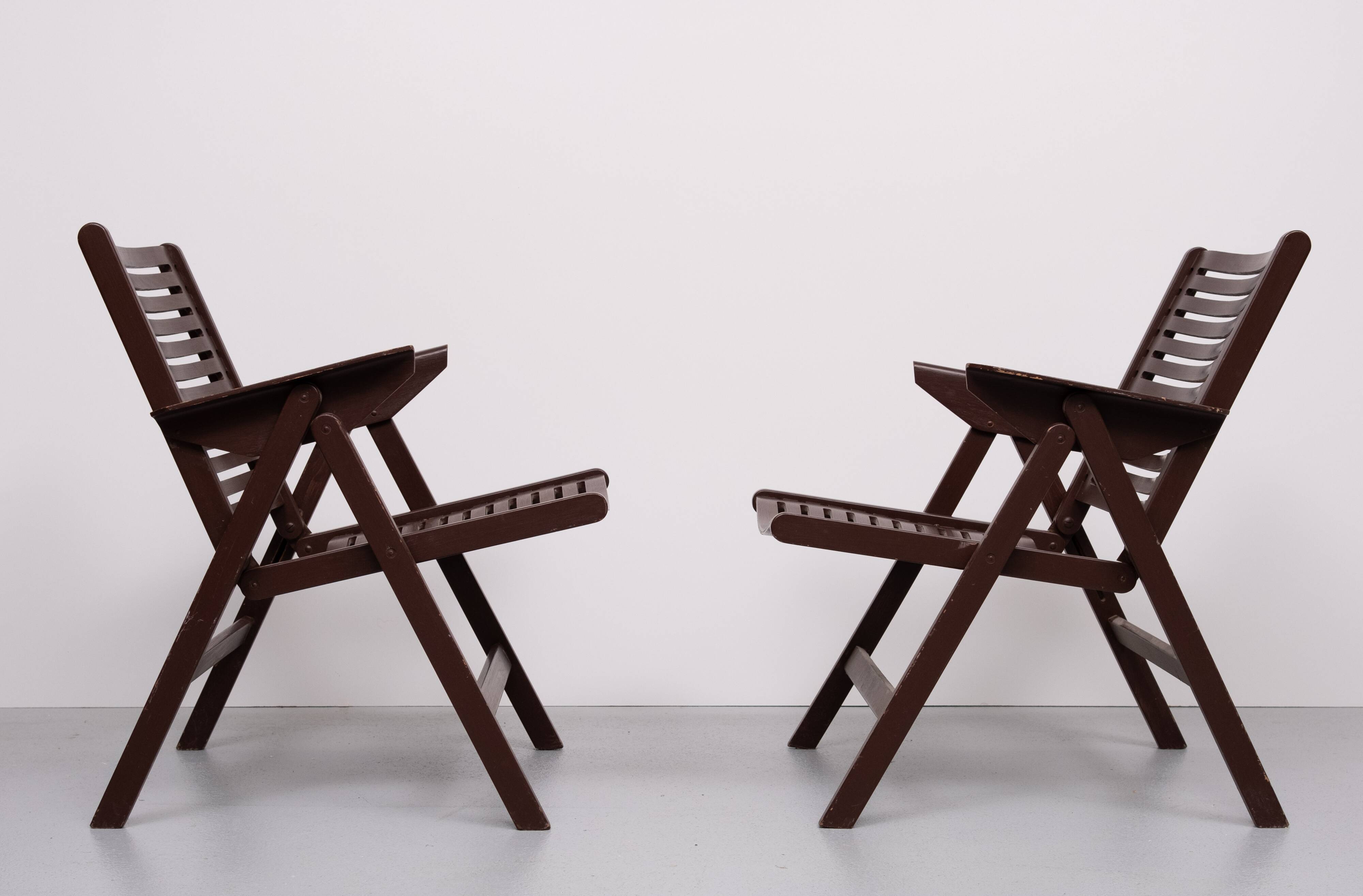 Vintage Rex multiplex folding chairs Niko Kralj, Joegoslavië 1950
