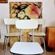 Trio of beige formica chairs