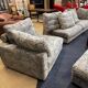 Modular sofa by Roche Bobois from the 1980s in fabric, 2 modules.