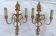 Pair of "torch" wall sconces Louis XVI in gilded bronze