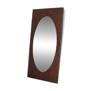 miroir ovale facetté - rectangulaire
