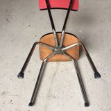 Red vintage formica chair