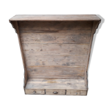 Rustic wall shelf