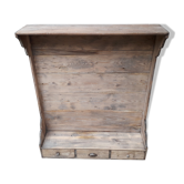 Rustic wall shelf