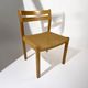 Dining chairs J.H. Møller model 401 in oak with original Danish cord — Denmark, 1970s