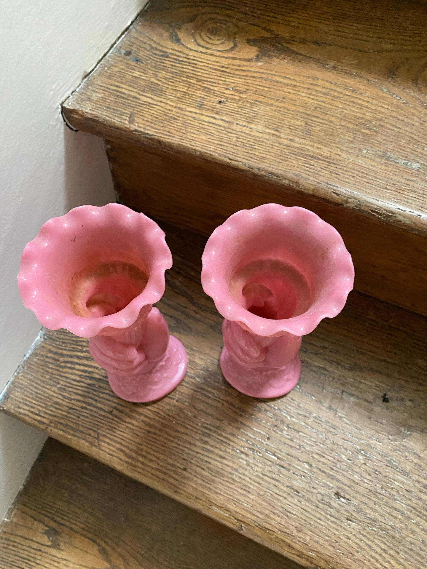 Pair of cornucopia vases