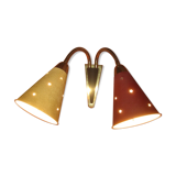 Ancienne applique, cornets étoiles