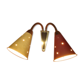 Ancienne applique, cornets étoiles