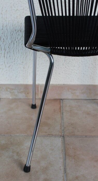 4 scoubidou chairs 60s