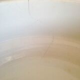 Bowl former french Teresa 1900, white blue