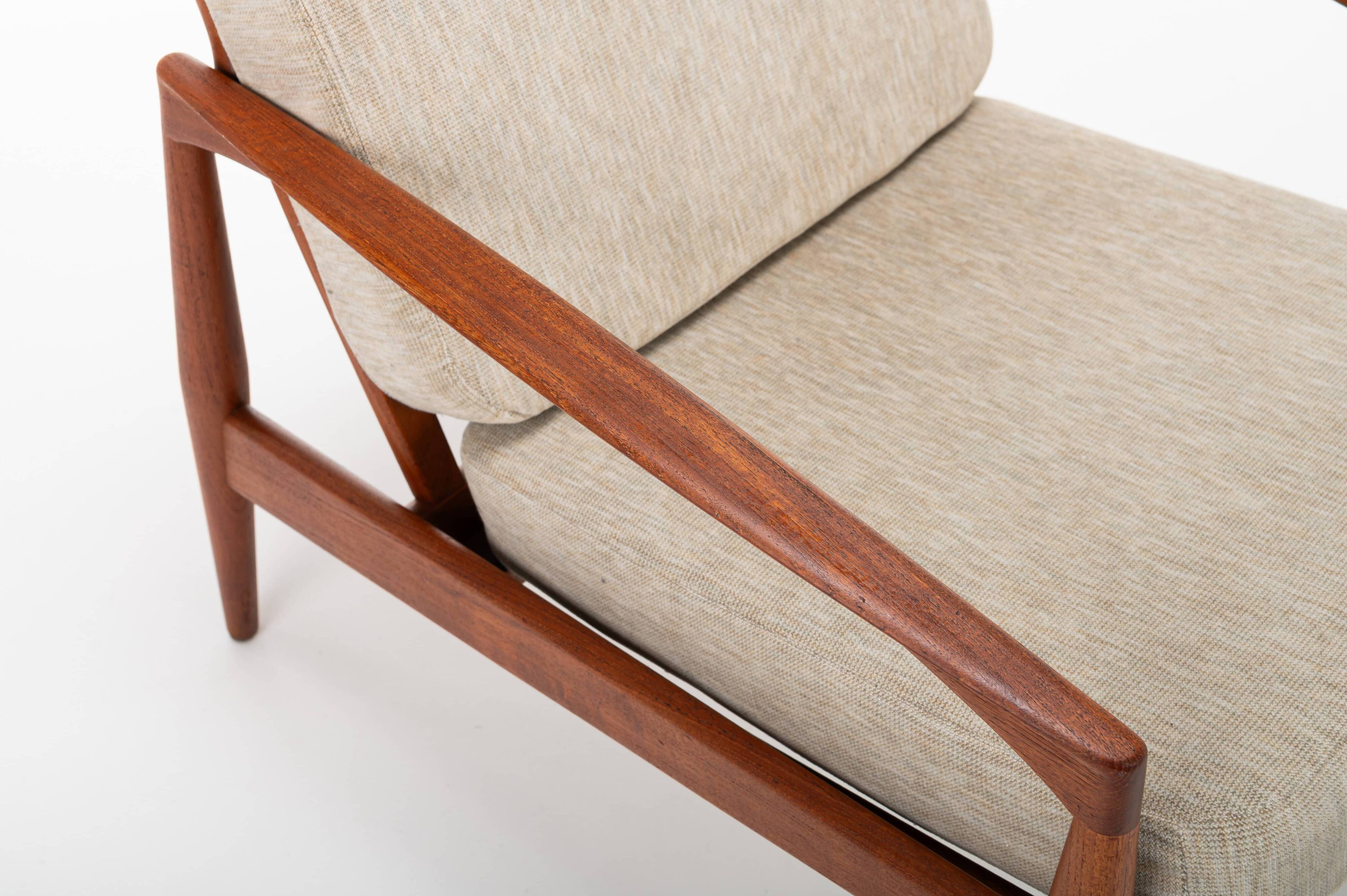 Model 121 Paper knife easy chair by Kai Kristiansen for Magnus Olesen, Denm