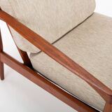 Model 121 Paper knife easy chair by Kai Kristiansen for Magnus Olesen, Denm