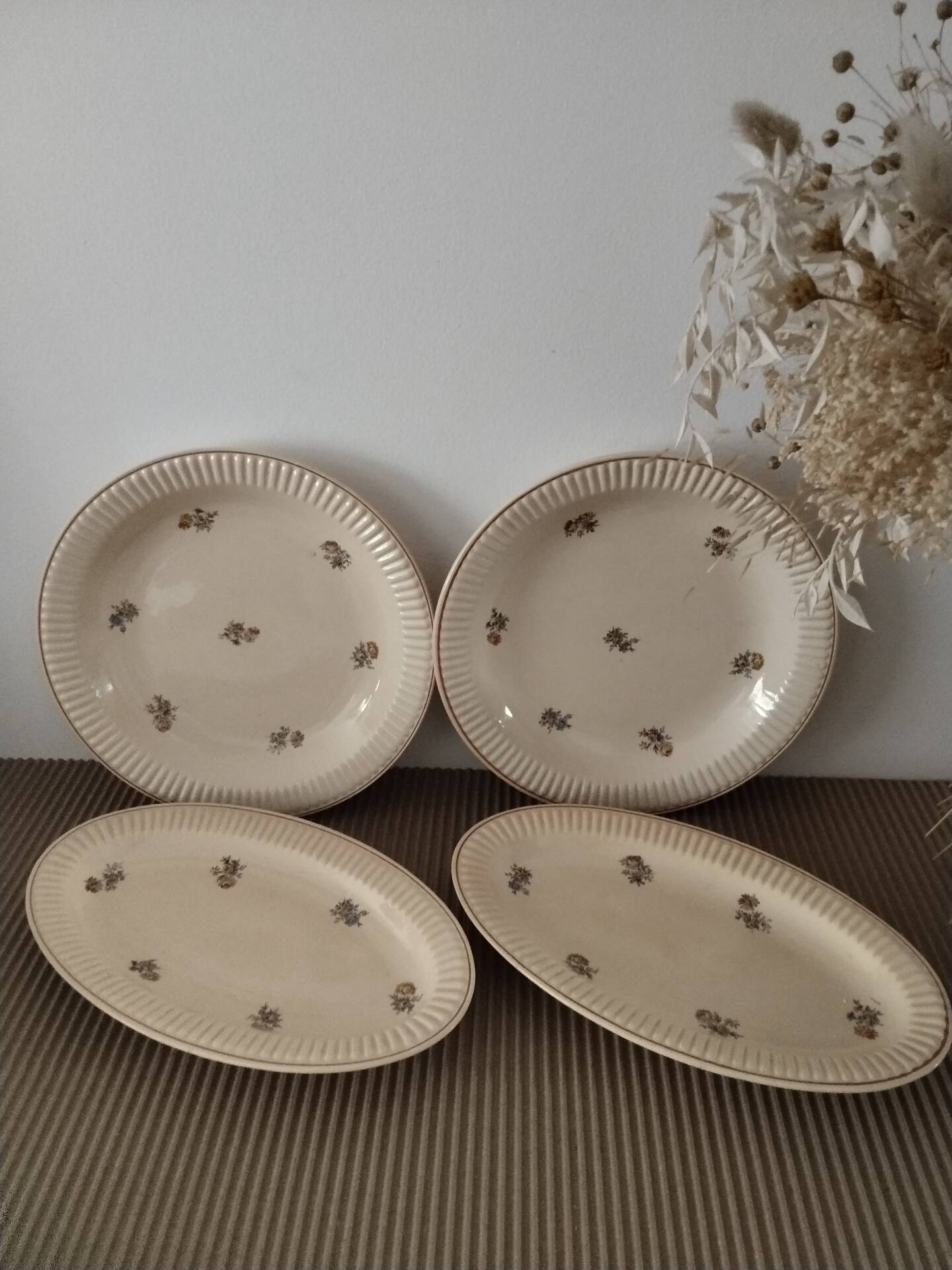 vintage tableware Varene Frères Paris - Garden of France