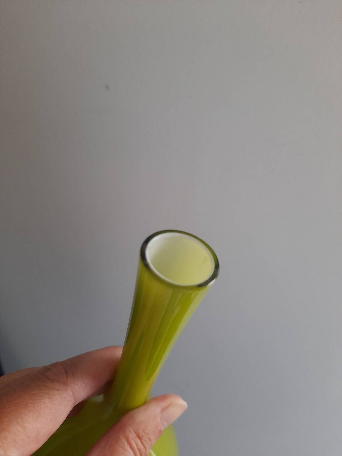 Pretty opaline soliflore vase Made in Sweden