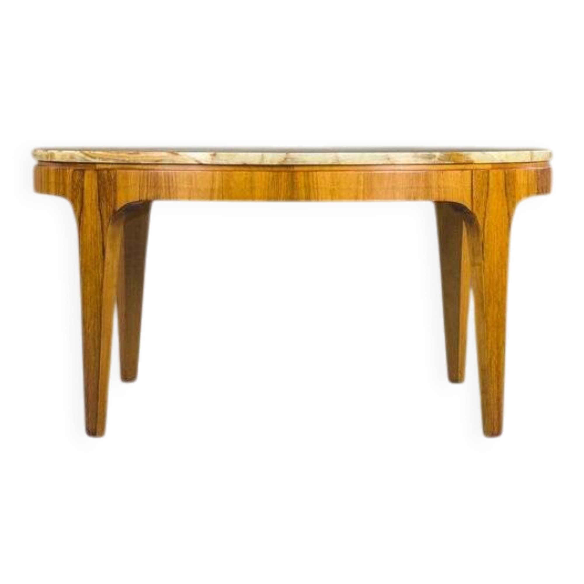 Mid-century coffee table in onyx from Ilse Mobel, 1960s