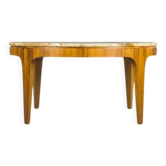 Table basse mid-century en onyx d'Ilse Mobel, années 1960