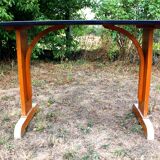 Wooden and formica bistro table