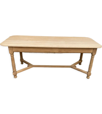 Table de ferme décapée et restaurée