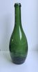 Italian green glass bottle 70s