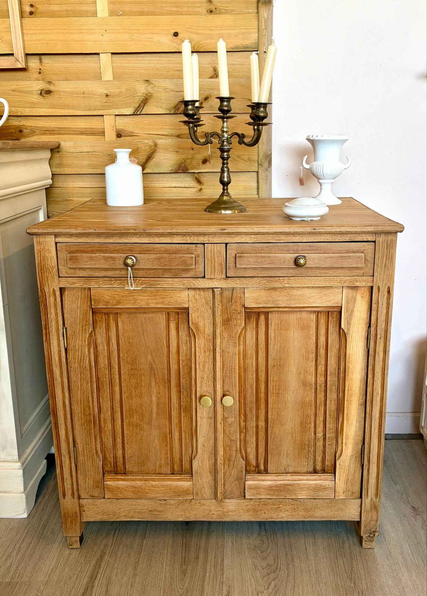 Small raw wood buffet